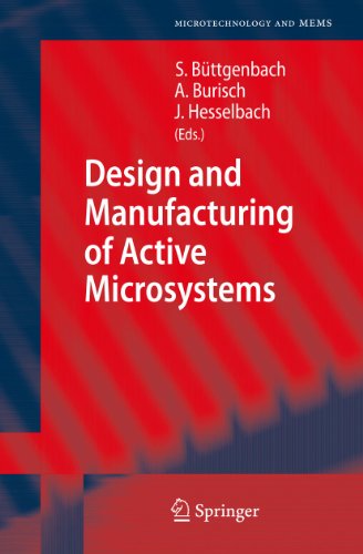 Imagen de archivo de Design and Manufacturing of Active Microsystems a la venta por Books Puddle