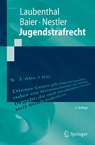 Imagen de archivo de Jugendstrafrecht (Springer-Lehrbuch) (German Edition) a la venta por Books Unplugged
