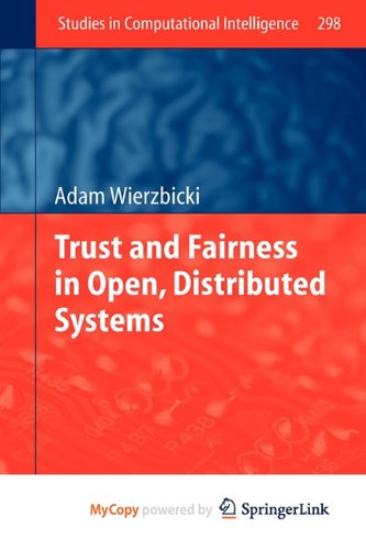 9783642134524: Trust and Fairness in Open, Distributed Systems