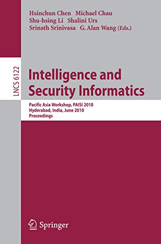 Beispielbild fr Intelligence and Security Informatics Security and Cryptology zum Verkauf von Blackwell's