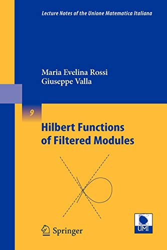 Stock image for Hilbert Functions of Filtered Modules for sale by Chiron Media