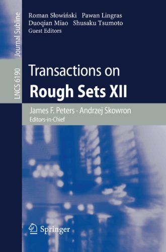 Stock image for Transactions on Rough Sets XII (Lecture Notes in Computer Science, 6190) for sale by Lucky's Textbooks