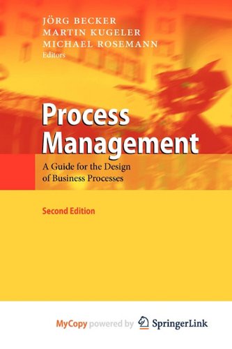 9783642151910: Process Management: A Guide for the Design of Business Processes