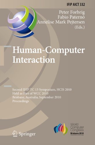 Human-Computer Interaction : Second IFIP TC 13 Symposium, HCIS 2010, Held as Part of WCC 2010, Brisbane, Australia, September 20-23, 2010, Proceedings - Peter Forbrig