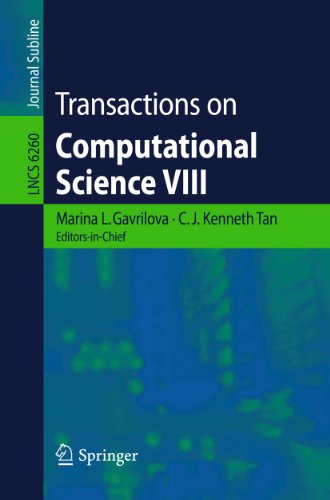 Beispielbild fr Transactions on Computational Science VIII. Transactions on Computational Science zum Verkauf von Blackwell's