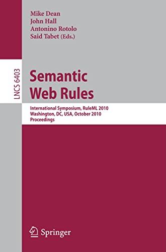 Semantic Web Rules (Paperback) - Mike Dean