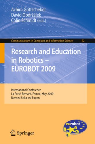 Beispielbild fr Research and Education in Robotics zum Verkauf von Blackwell's