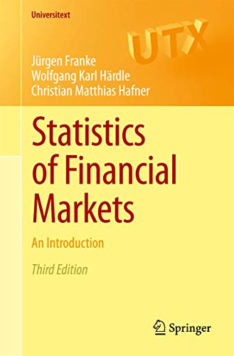 Stock image for Statistics of Financial Markets An Introduction for sale by Buchpark