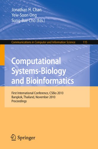 9783642167492: Computational Systems-Biology and Bioinformatics: First International Conference, CSBio 2010, Bangkok, Thailand, November 3-5, 2010, Proceedings: 115 ... in Computer and Information Science)