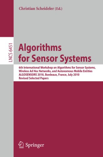 Imagen de archivo de Algorithms for Sensor Systems Computer Communication Networks and Telecommunications a la venta por Blackwell's