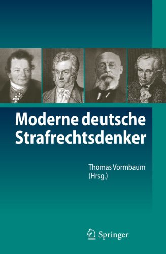 Stock image for Moderne deutsche Strafrechtsdenker for sale by medimops