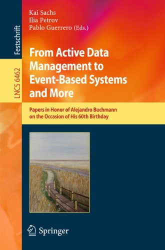 Imagen de archivo de From Active Data Management to Event-Based Systems and More Information Systems and Applications, Incl. Internet/Web, and HCI a la venta por Blackwell's