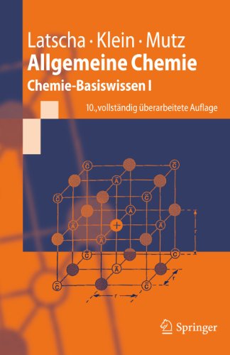 Stock image for Allgemeine Chemie : Chemie-Basiswissen I for sale by Buchpark