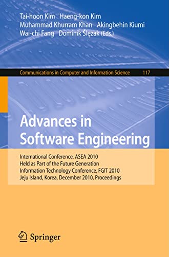 Beispielbild fr Advances in Software Engineering zum Verkauf von Blackwell's