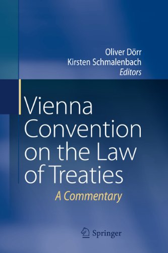 Vienna convention on the law of treaties. A commentary. - Dörr, Oliver u Kirsten Schmalenbach (Hrsg.),