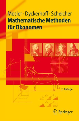 Stock image for Mathematische Methoden fr konomen (Springer-Lehrbuch) for sale by medimops