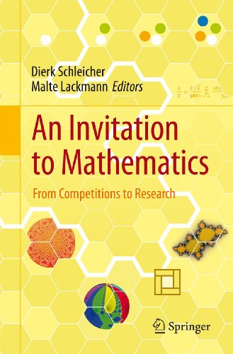 Imagen de archivo de An Invitation to Mathematics: From Competitions to Research a la venta por ThriftBooks-Dallas