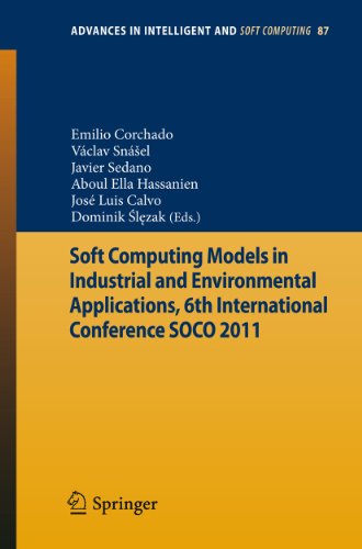 9783642196430: Soft Computing Models in Industrial and Environmental Applications