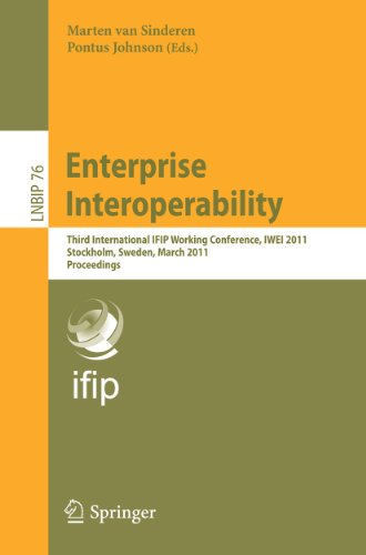 Beispielbild fr Enterprise Interoperability : Third International IFIP Working Conference, IWEI 2011, Stockholm, Sweden, March 23-24, 2011, Proceedings zum Verkauf von Blackwell's