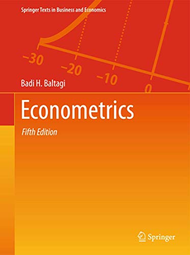 Beispielbild fr Econometrics zum Verkauf von Better World Books