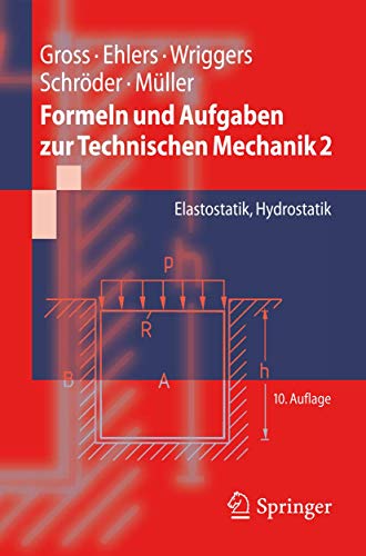 Stock image for Formeln und Aufgaben zur Technischen Mechanik 2: Elastostatik, Hydrostatik (Springer-Lehrbuch) for sale by medimops