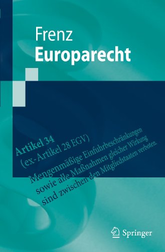 Stock image for Europarecht (Springer-Lehrbuch) for sale by medimops