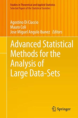 Imagen de archivo de Advanced Statistical Methods for the Analysis of Large Data-Sets (Studies in Theoretical and Applied Statistics) a la venta por SpringBooks