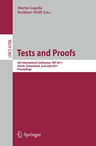 Stock image for Tests and Proofs for sale by Blackwell's