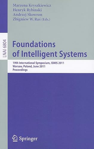 Imagen de archivo de Foundations of Intelligent Systems a la venta por Blackwell's