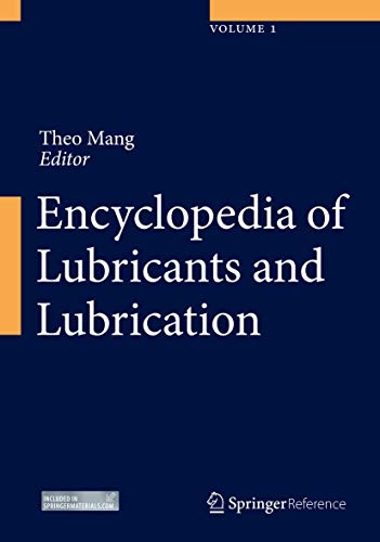 9783642226465: Encyclopedia of Lubricants and Lubrication