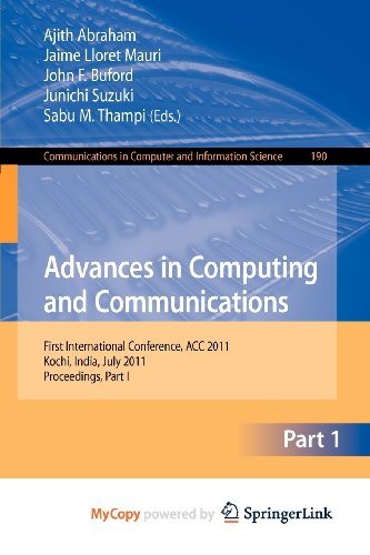 9783642227103: Advances in Computing and Communications, Part I: First International Conference, ACC 2011, Kochi, India, July 22-24, 2011. Proceedings, Part I