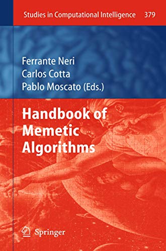 Beispielbild fr Handbook of Memetic Algorithms zum Verkauf von Anybook.com