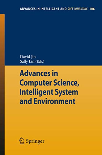 9783642237522: Advances in Computer Science, Intelligent Systems and Environment: Vol.3: 106 (Advances in Intelligent and Soft Computing)