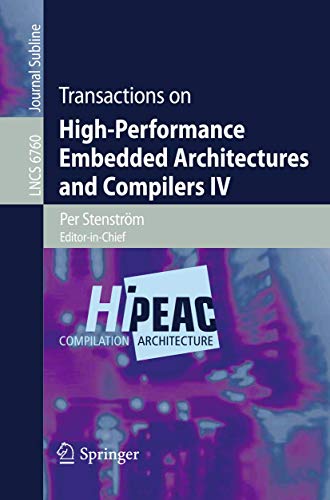 Beispielbild fr Transactions on High-Performance Embedded Architectures and Compilers IV zum Verkauf von Blackwell's