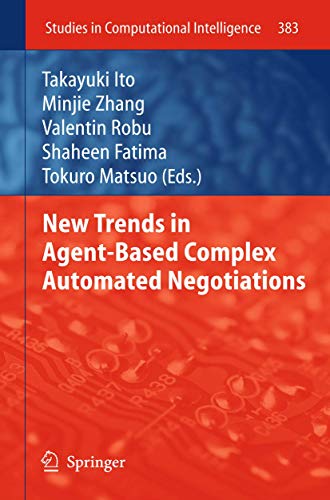 Immagine dell'editore per New Trends in Agent-Based Complex Automated Negotiations venduto da Buchpark