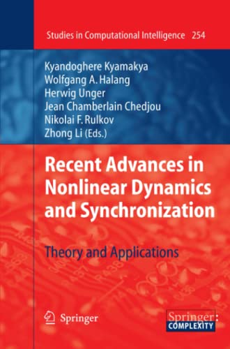 Stock image for Recent Advances in Nonlinear Dynamics and Synchronization: Theory and Applications (Studies in Computational Intelligence, 254) for sale by Lucky's Textbooks