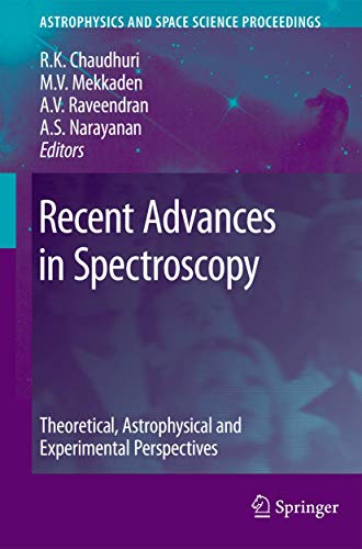 Stock image for Recent Advances in Spectroscopy: Theoretical, Astrophysical and Experimental Perspectives (Astrophysics and Space Science Proceedings) for sale by dsmbooks