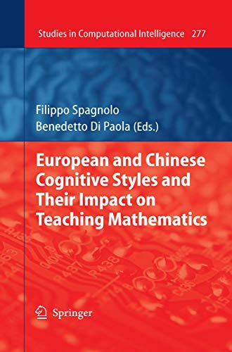 9783642263194: European and Chinese Cognitive Styles and their Impact on Teaching Mathematics