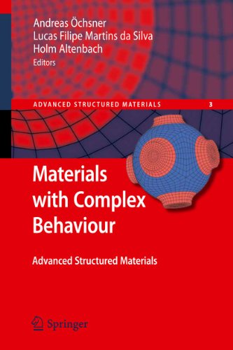 9783642265174: Materials with Complex Behaviour: Modelling, Simulation, Testing, and Applications: 3 (Advanced Structured Materials)