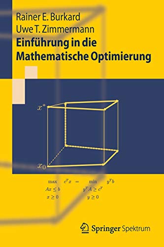 Imagen de archivo de Einfuhrung in die Mathematische Optimierung a la venta por Chiron Media