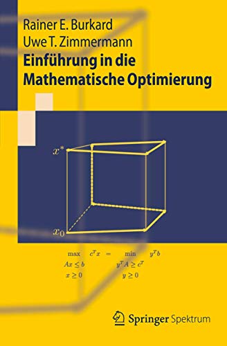 Stock image for Einfuhrung in Die Mathematische Optimierung for sale by Revaluation Books