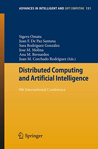 Beispielbild fr Distributed Computing and Artificial Intelligence 9th International Conference zum Verkauf von Buchpark