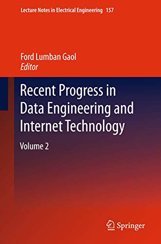 9783642287978: Recent Progress in Data Engineering and Internet Technology (2): Volume 2