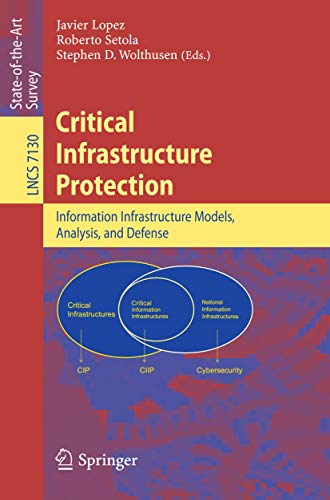 Stock image for Critical Infrastructure Protection: Advances in Critical Infrastructure Protection: Information Infrastructure Models, Analysis, and Defense (Lecture Notes in Computer Science, 7130) for sale by Ergodebooks