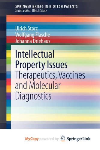 9783642295270: Intellectual Property Issues: Therapeutics, Vaccines and Molecular Diagnostics