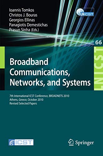 Beispielbild fr Broadband Communications, Networks and Systems zum Verkauf von Blackwell's