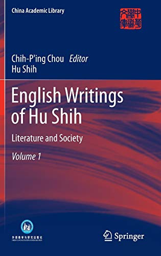9783642311833: English Writings of Hu Shih: Literature and Society