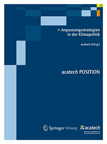 Stock image for Anpassungsstrategien in der Klimapolitik for sale by BUCHSERVICE / ANTIQUARIAT Lars Lutzer