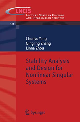 Stock image for Stability Analysis and Design for Nonlinear Singular Systems for sale by Revaluation Books