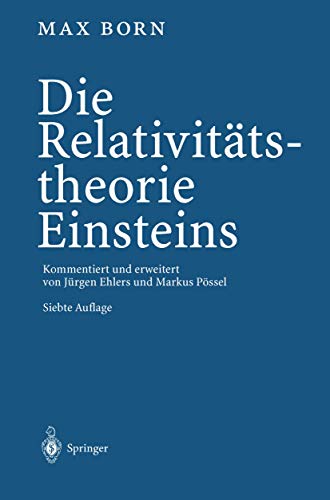 Beispielbild fr Die Relativittstheorie Einsteins. Unter Mitarb. von Walter Biem zum Verkauf von Versandantiquariat Lenze,  Renate Lenze